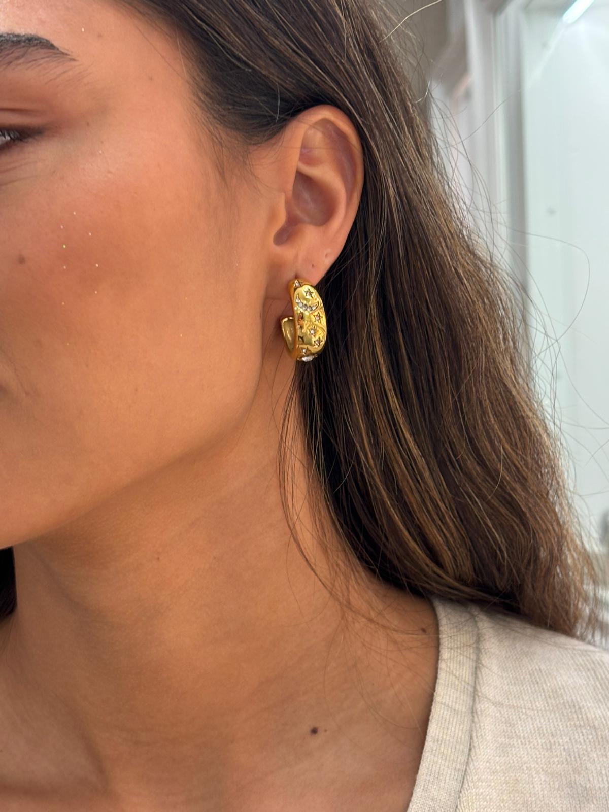 Aro de acero dorado Galaxia