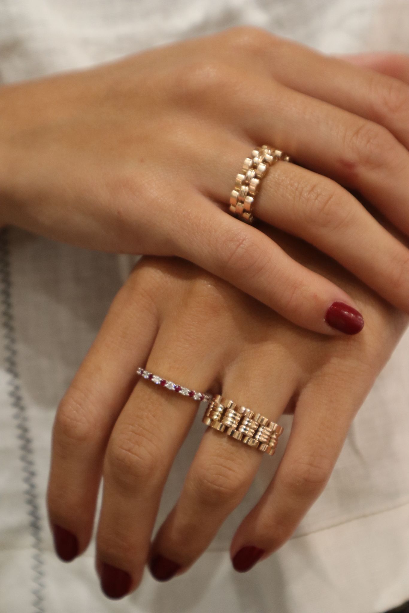 Anillo Rubi medio Sin Fin