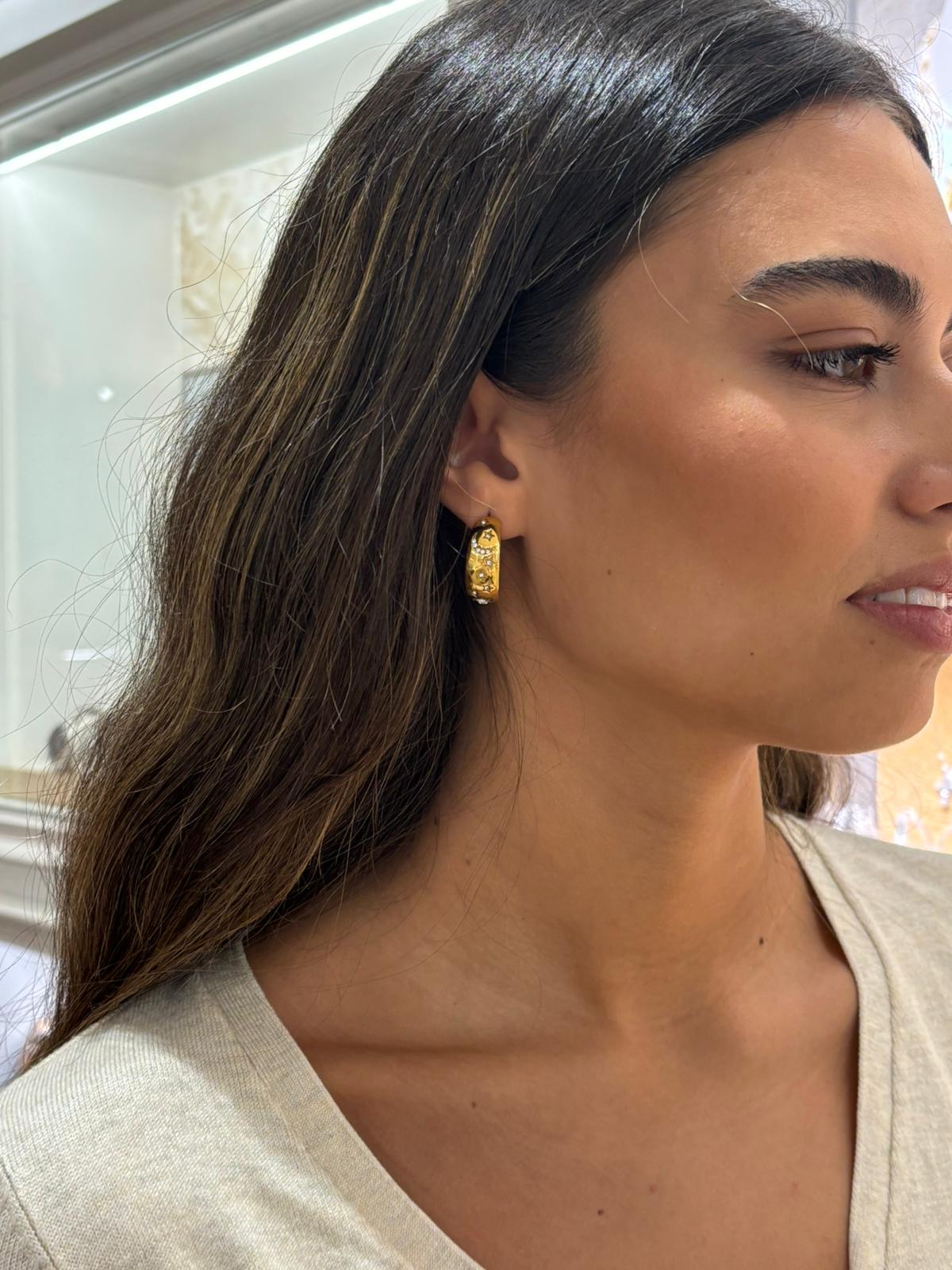 Aro de acero dorado Galaxia