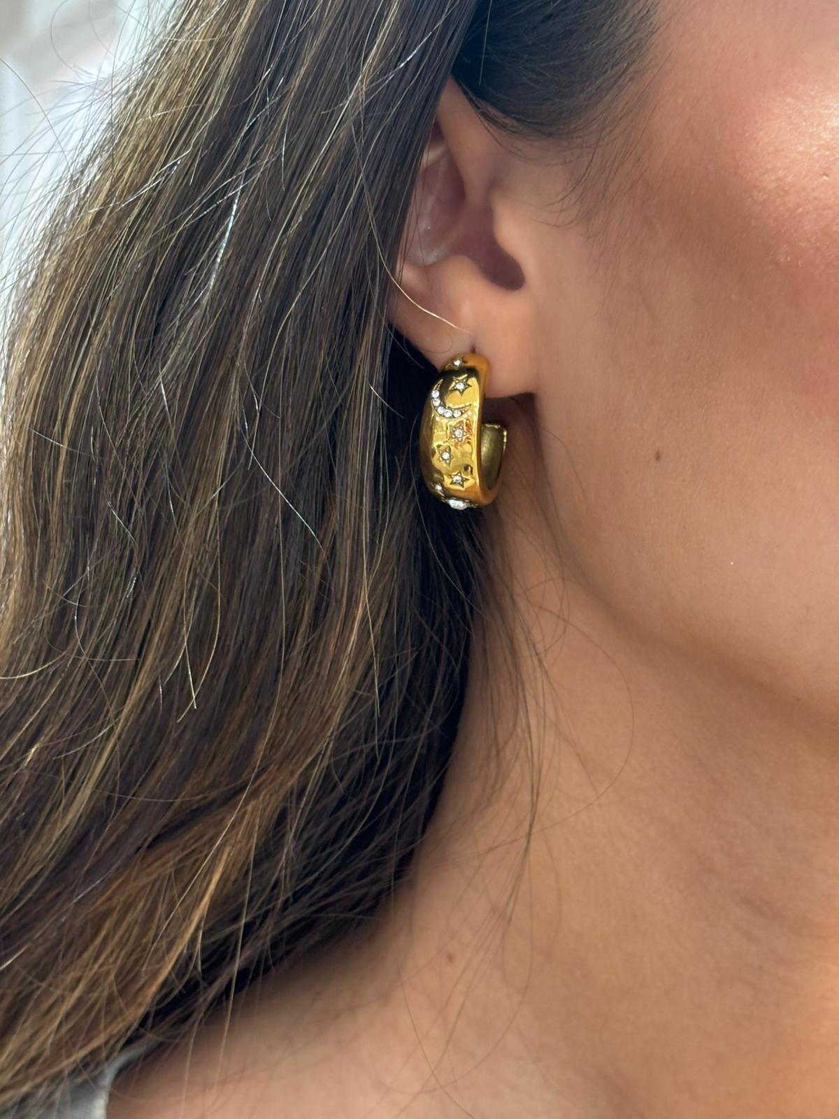 Aro de acero dorado Galaxia